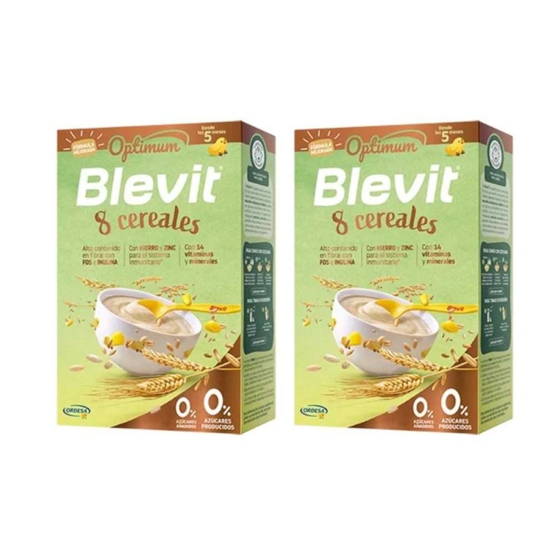 Blevit Optimum 8 Cereales 250 Gramos + 250 Gramos Pack Duplo - Image 1
