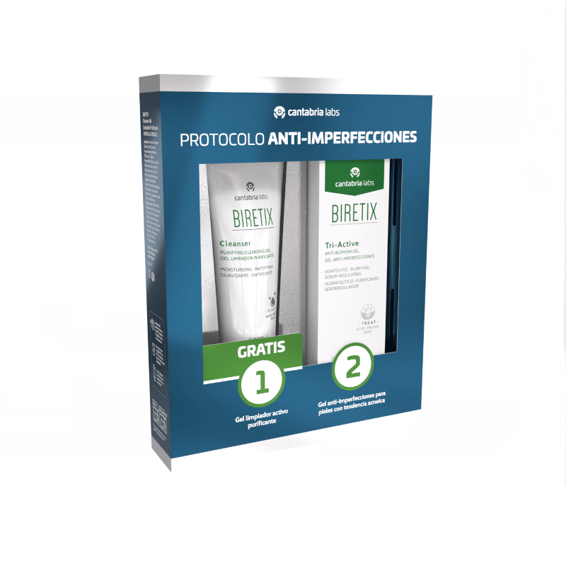 Biretix Tri-Active Gel 50ml + Cleanser 200 ml Regalo - Image 1