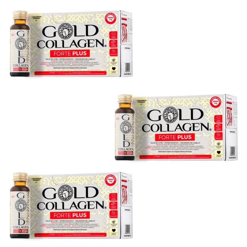 Gold Collagen Forte Plus 30 Frascos 50ml 30 Dias de tratamiento - Image 1
