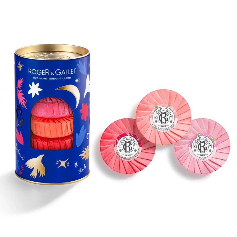 Roger & Gallet Cofre Trio Jabones Gingembre – Rose – Fleur de Figuier - Image 1