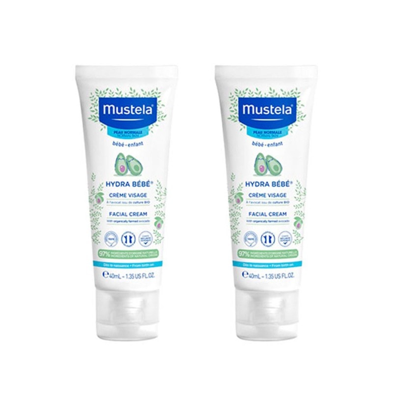 Mustela Hydra Bebe Cara 40ml + 40ml Duplo Promoción - Image 1
