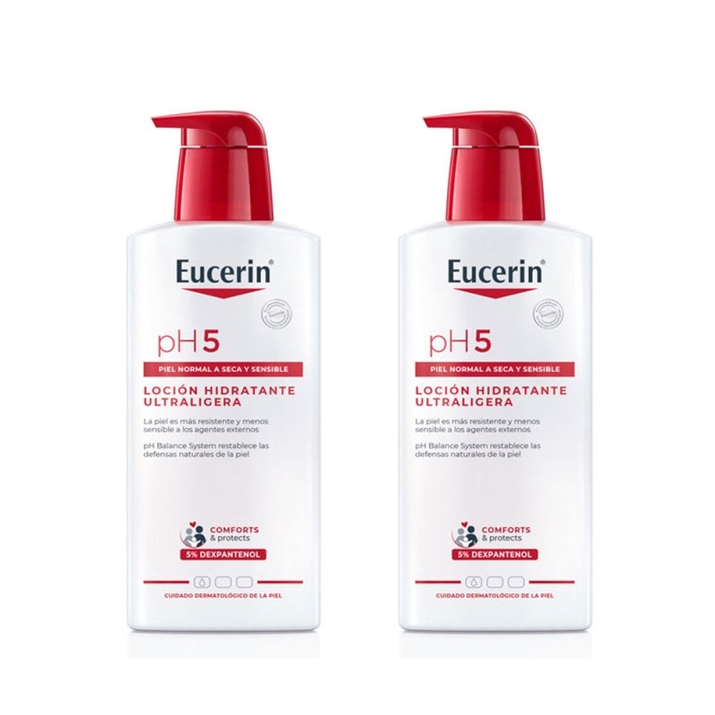 Eucerin Ph5 Loción Ultraligera 400ml + 400ml Duplo Ahorro - Image 1