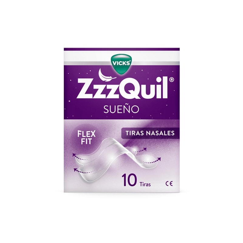 Zzzquil Natura Sueño Tiras Nasales 10 Unidades - Image 1