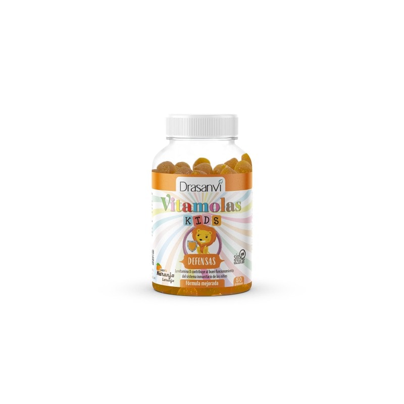 Drasanvi Vitamolas Defensas Niño 60 Gominolas Naranja - Image 1