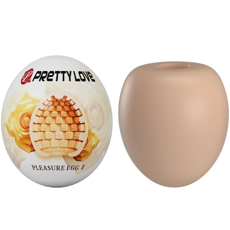 Pretty Love Flirtation Huevo Masturbador Masculino Natural - Image 1