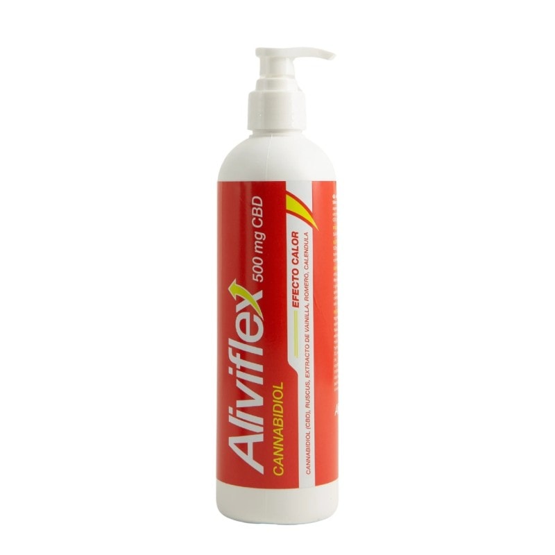 Aliviflex 500mg Cbd Efecto Calor Crema en Bote 500ml - Image 1