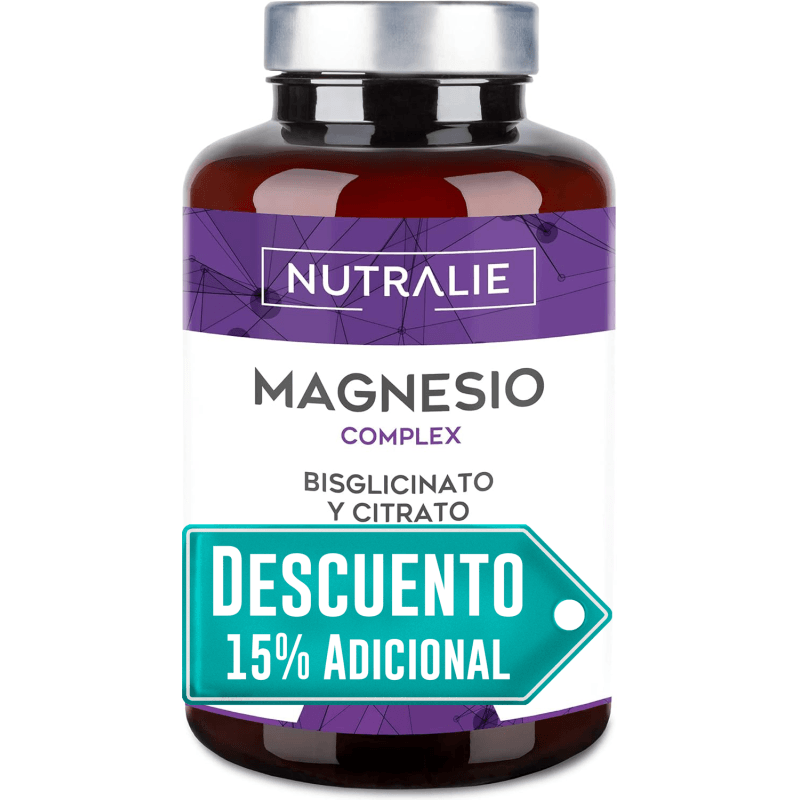 Nutralie Magnesio Complex Bisglicinato Y Citrato 120 Cápsulas - Image 1