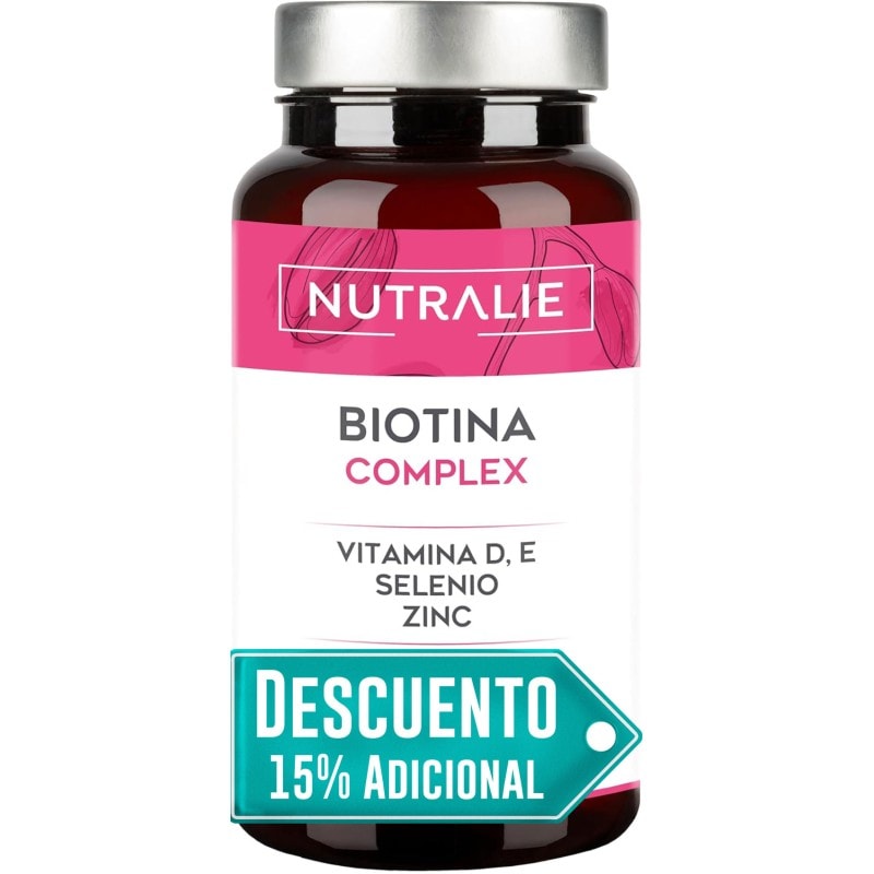 Nutralie Biotina Con Vit D Y E Pelo, Piel, Uñas 120 Cápsulas - Image 1