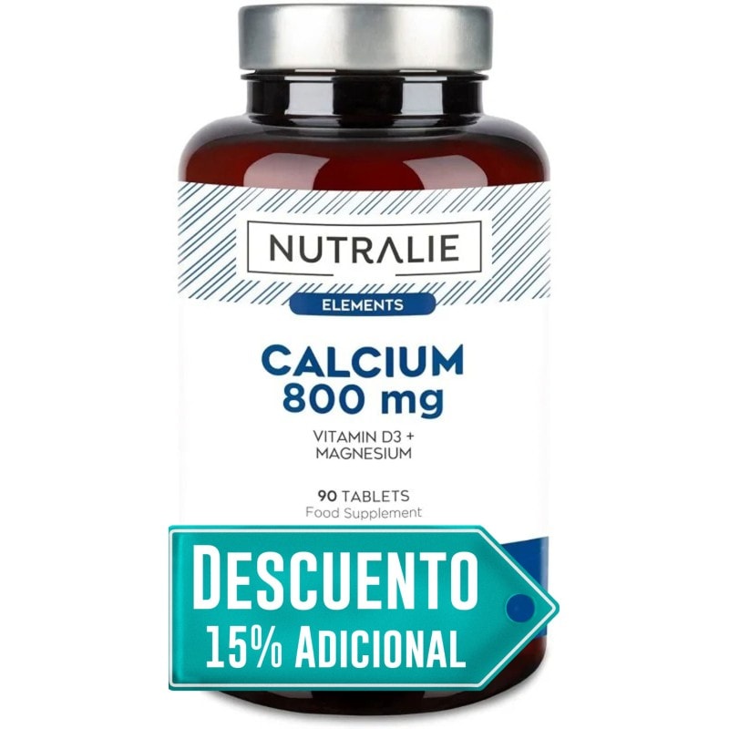 Nutralie Calcio con Magnesio Vitamina D3 800mg 90 Comprimidos - Image 1