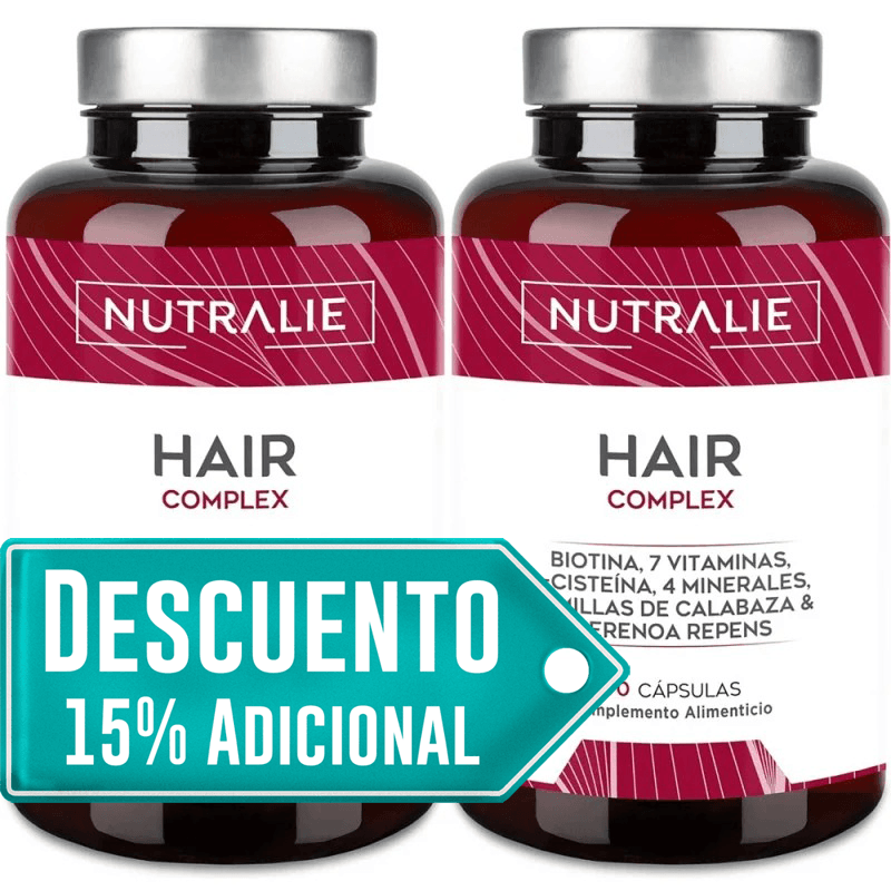 Nutralie Hair Complex + Biotina 90 Cápsulas + 90 Cápsulas - Image 1