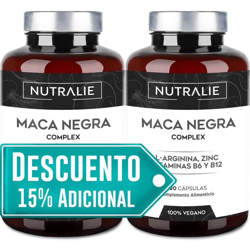 Nutralie Maca Negra Andina Complex 120 Cápsulas + 120 Cápsulas Duplo Promocion - Image 1