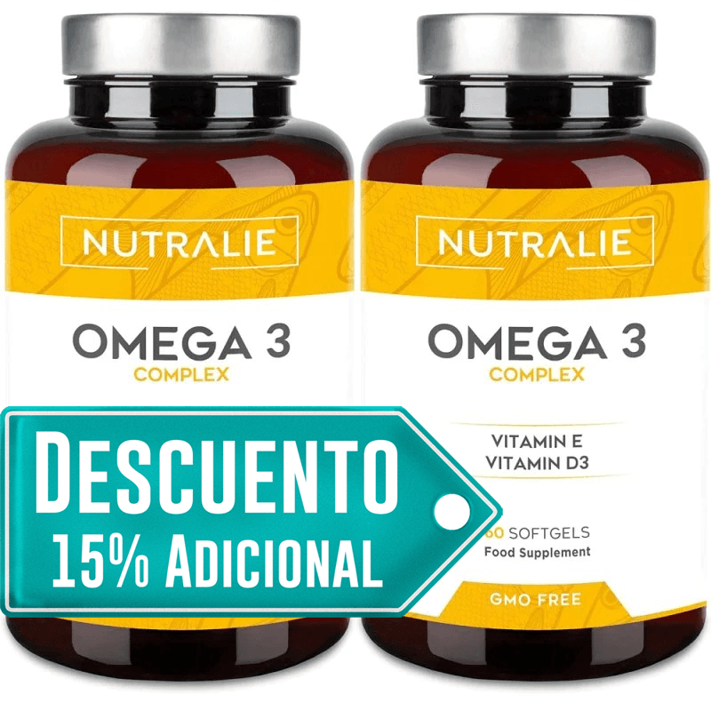 Nutralie Omega 3 Complex 2000Mg 60 cápsulas + 60 cápsulas Duplo Promocion - Image 1