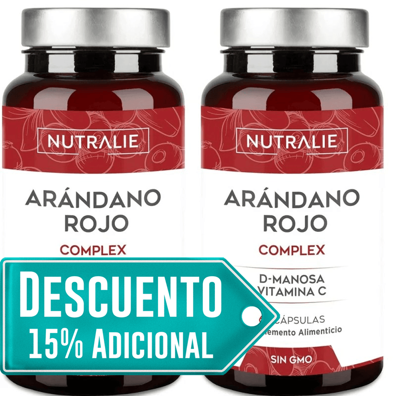 Nutralie Cranberry Complex Arándano Rojo 60 Cápsulas + 60 Cápsulas Duplo Promocion - Image 1