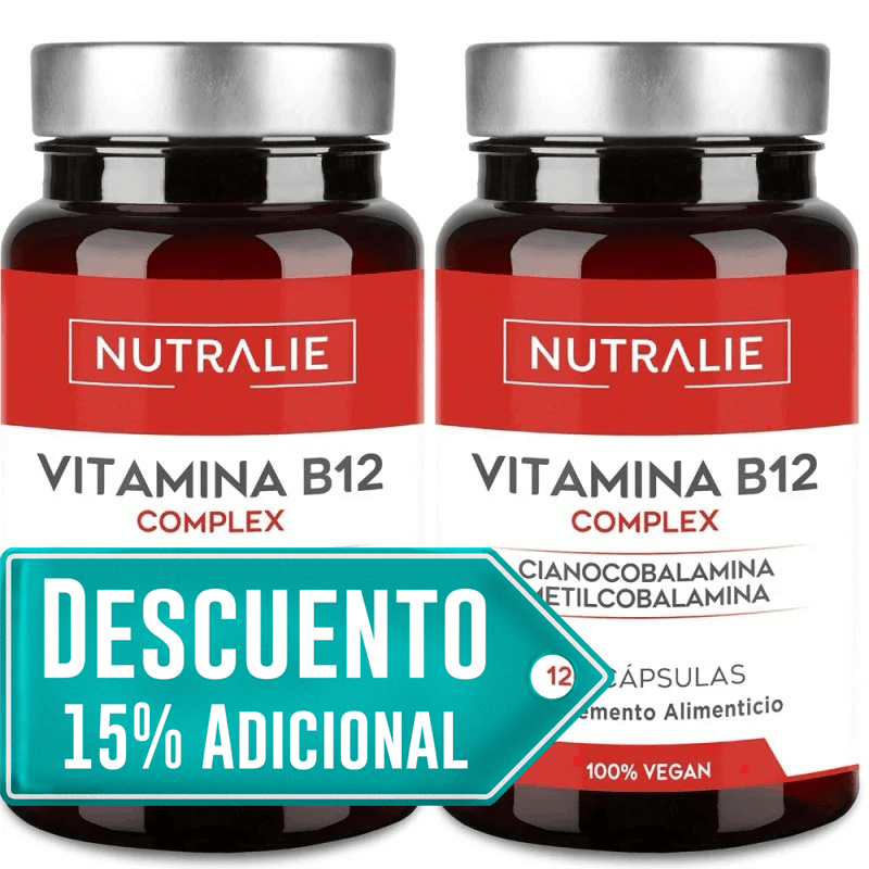 Nutralie Vitamina B12 Complex 2000 Mcg 120 Comprimidos + 120 Comprimidos Duplo Promocion - Image 1