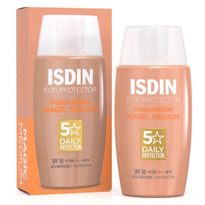 Fotoprotector Isdin Fusion Water Color Medium SPF 50 50 ml - Image 1