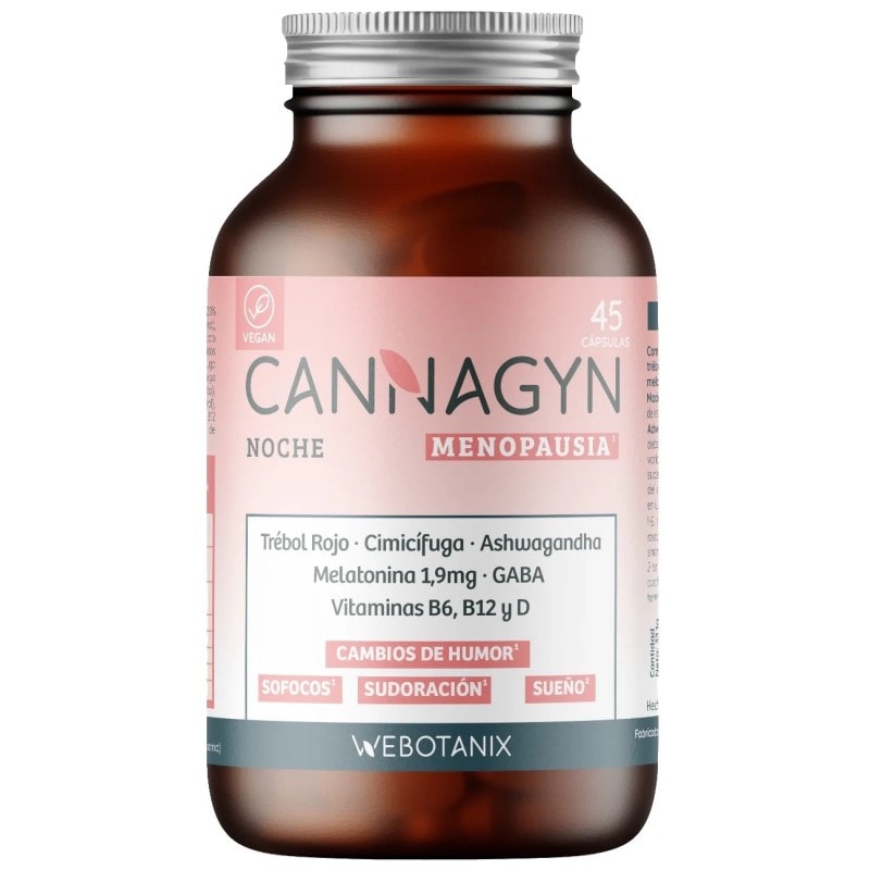 Webotanix Cannagyn Noche Menopausia 45 Cápsulas - Image 1