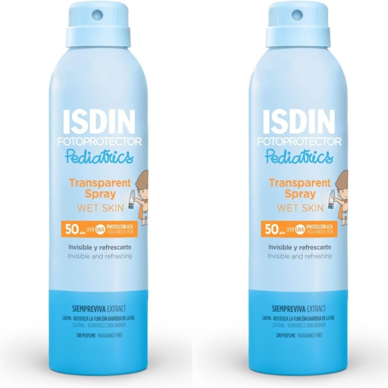 Fotoprotector Isdin Pack Pediatrics 50 Wet skin 250 ml + 250 ml Duplo Promoción - Image 1