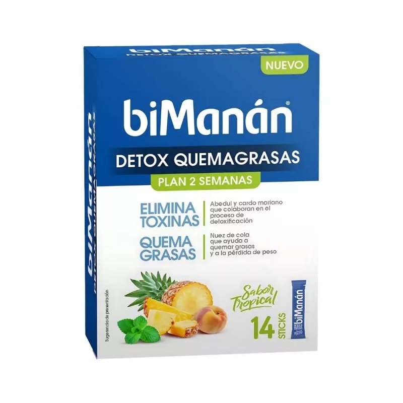 Bimanán Detox Quemagrasas Plan 2 semanas 14 Sticks - Image 1