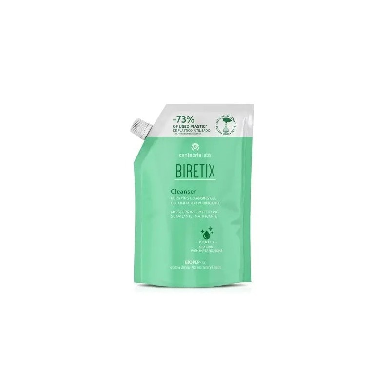 Biretix Refill Cleanser Gel Limpiador Purificante 400ml - Image 1