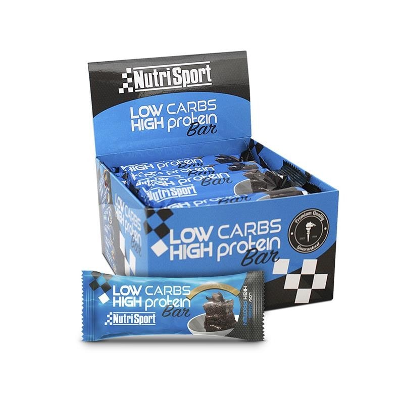 Nutrisport Barritas Proteicas High Protein Low Carb Brownie 16 Unidades - Image 1