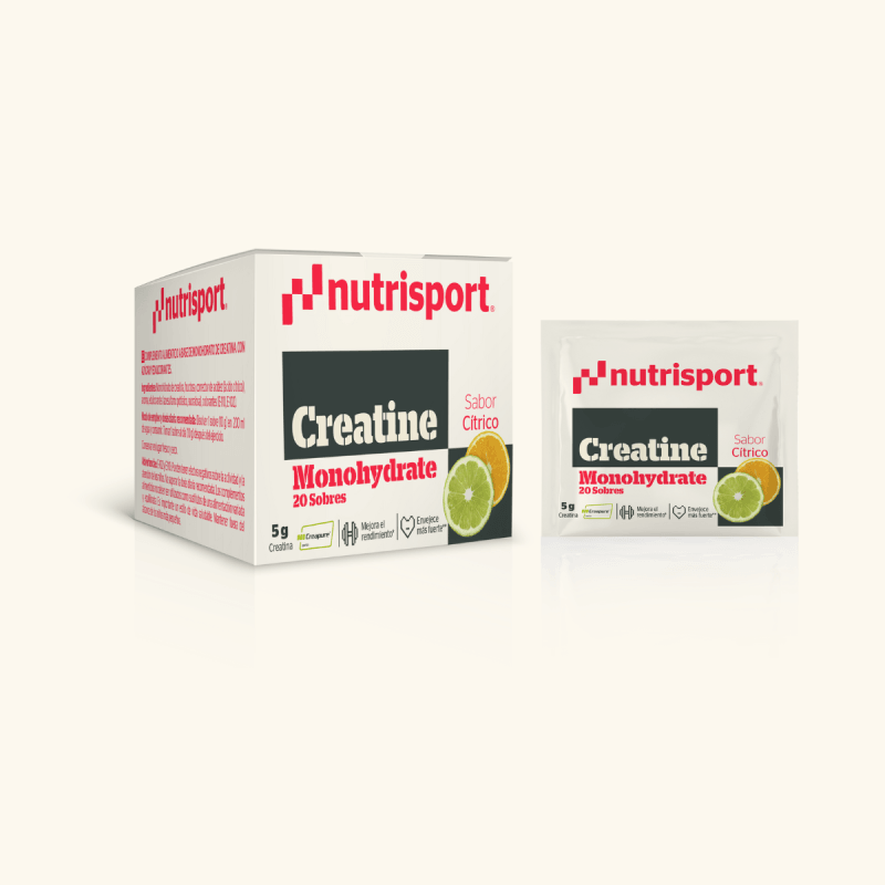 Nutrisport Creatina Creapure Monohidrato Sticks 20 Sticks Citricos - Image 1