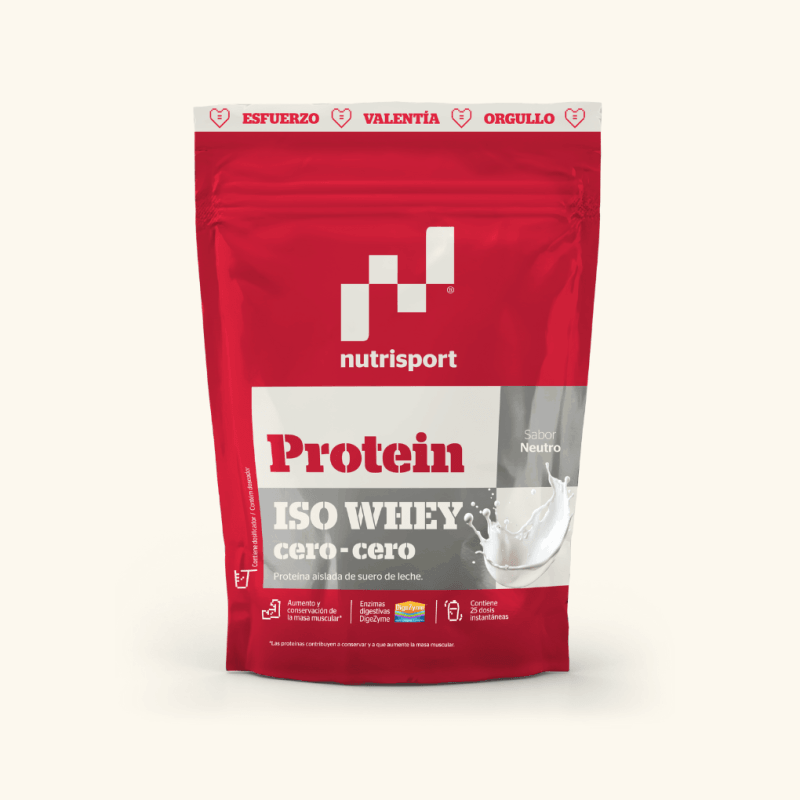 Nutrisport Proteina Iso Whey Cero Cero Neutro 500g - Image 1