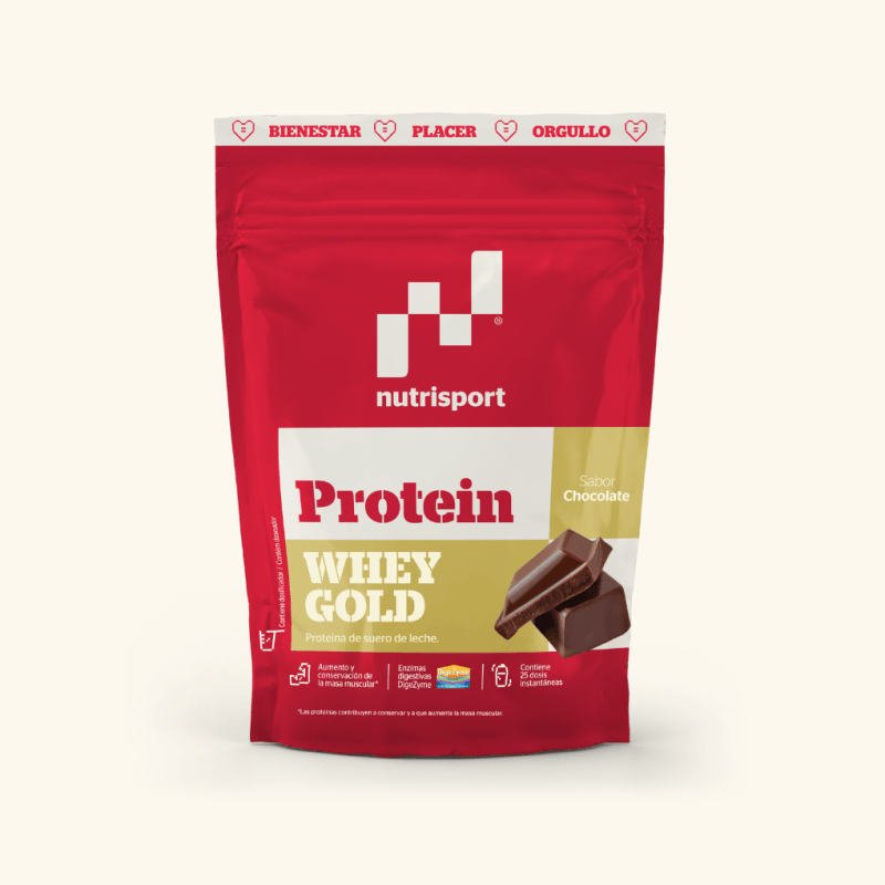 Nutrisport Proteina Whey Gold Protein Chocolate 500g - Image 1
