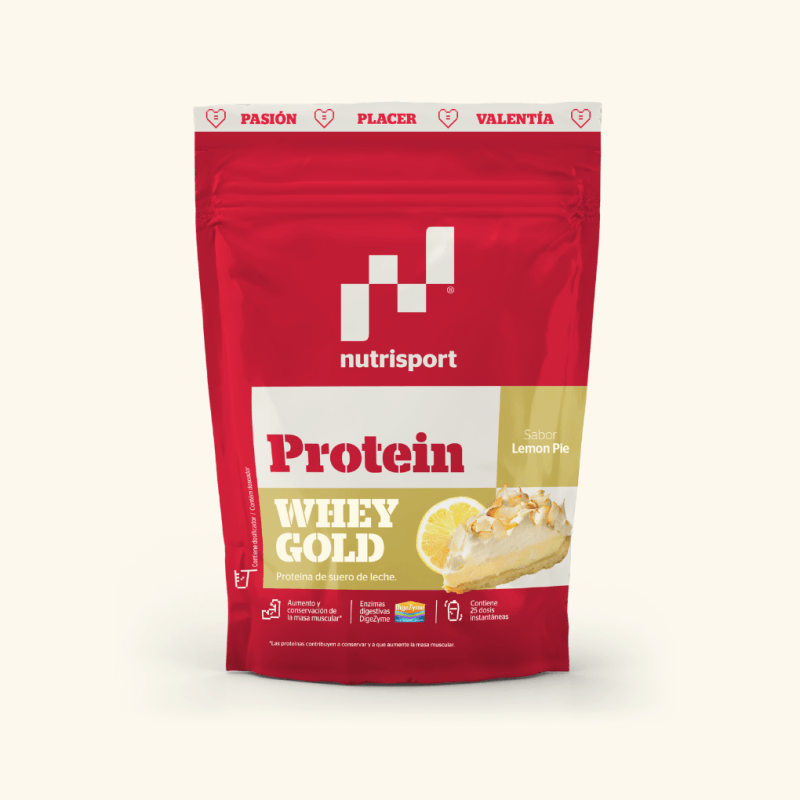 Nutrisport Proteina Whey Gold Protein Lemon Pie 500g - Image 1