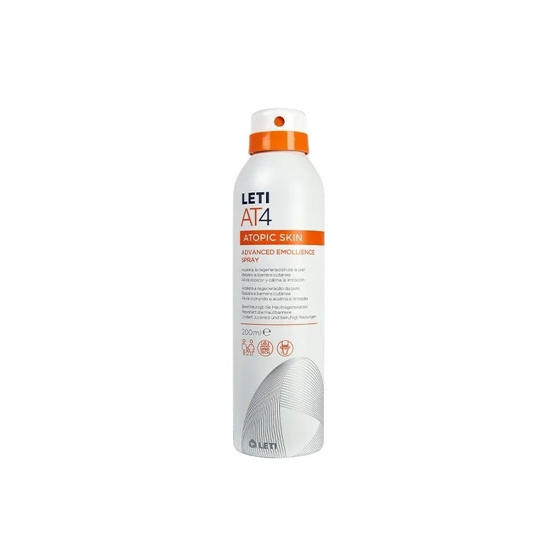 Leti AT4 Spray Emoliencia Piel Atópica 200 ml - Image 1
