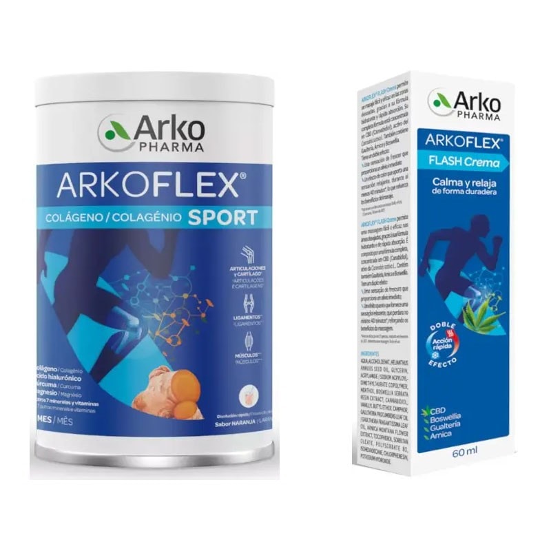 Arkoflex Sport Sabor Naranja 390 Gramos + Arkoflex Crema 60ml - Image 1