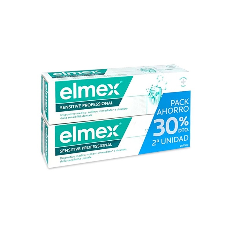 Elmex Dentífrico Sensitive Professional Duplo 75ml + 75ml - Image 1