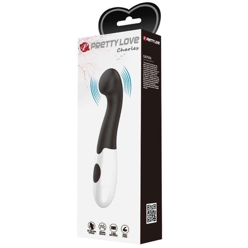 Pretty Love Flirtation Vibrador Punto G 30 Modos Charles Negro - Image 1