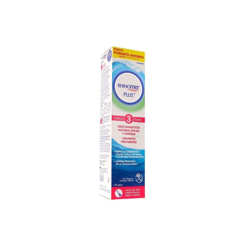 Rhinomer Plus+ 3 Fuerza Fuerte 200ml Formato XL Usuarios Frecuentes - Image 1