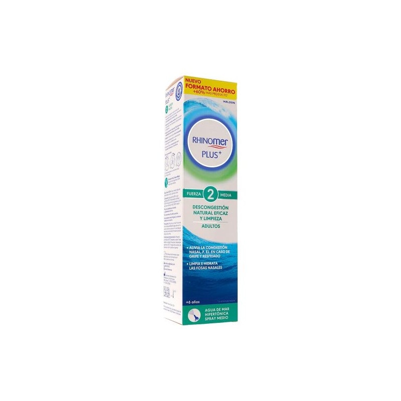 Rhinomer Plus+ 2 Fuerza Media 200ml Formato XL Adultos - Image 1
