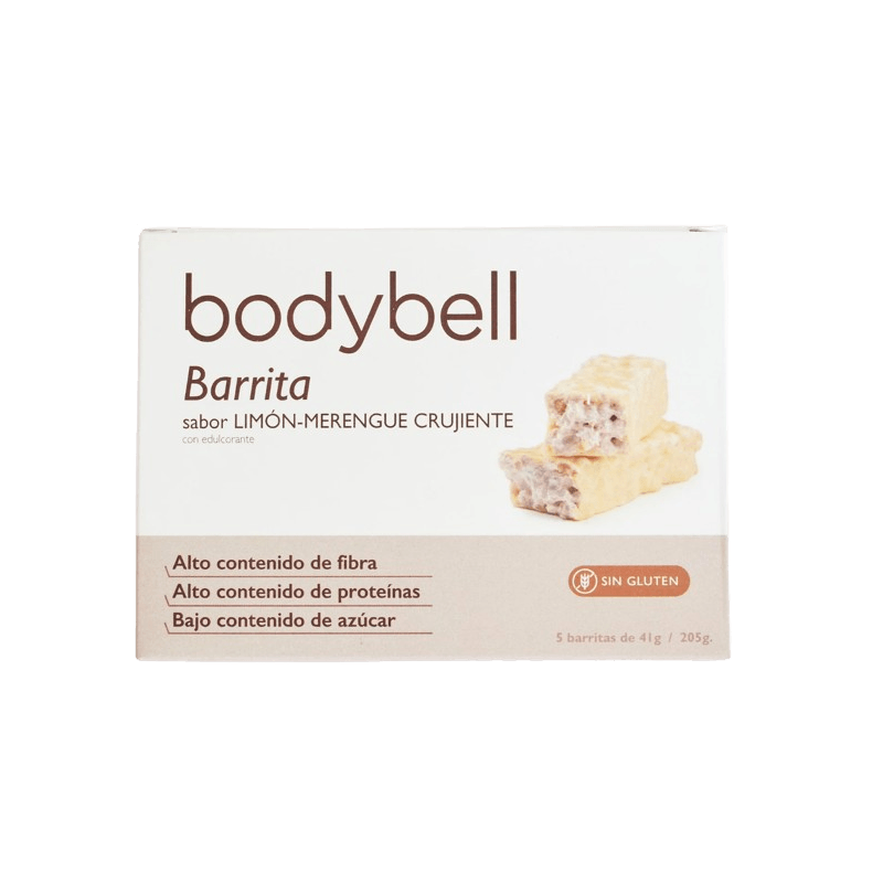 Bodybell Barritas Limón-Merengue Crujiente 5Uds Sin Gluten - Image 1