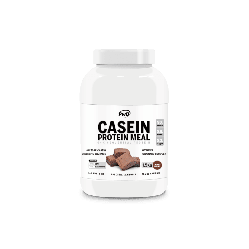 Pwd Casein Protein Meal Chocolate Brownie 1.5Kg Formato Ahorro - Image 1