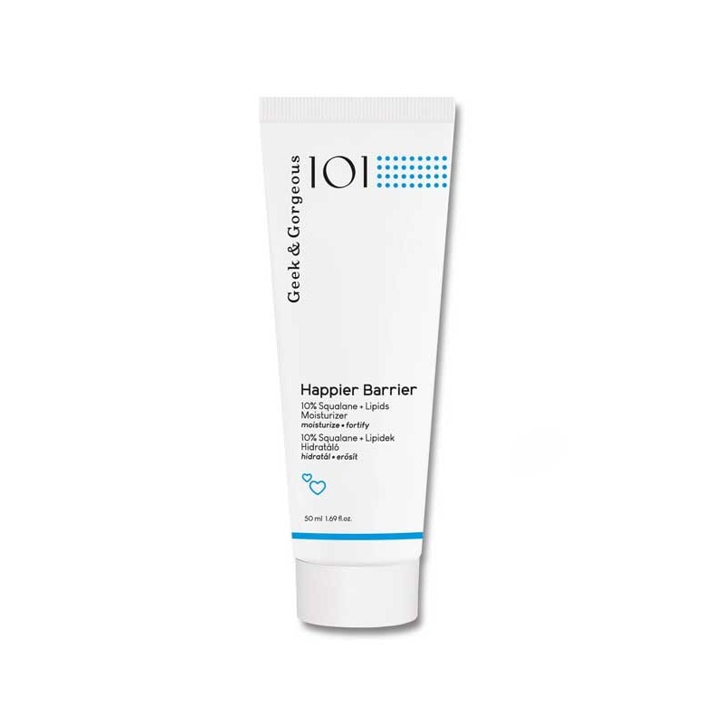 Geek & Gorgeous Happier Barrier Crema 50ml 10% Escualeno + Lípidos - Image 1