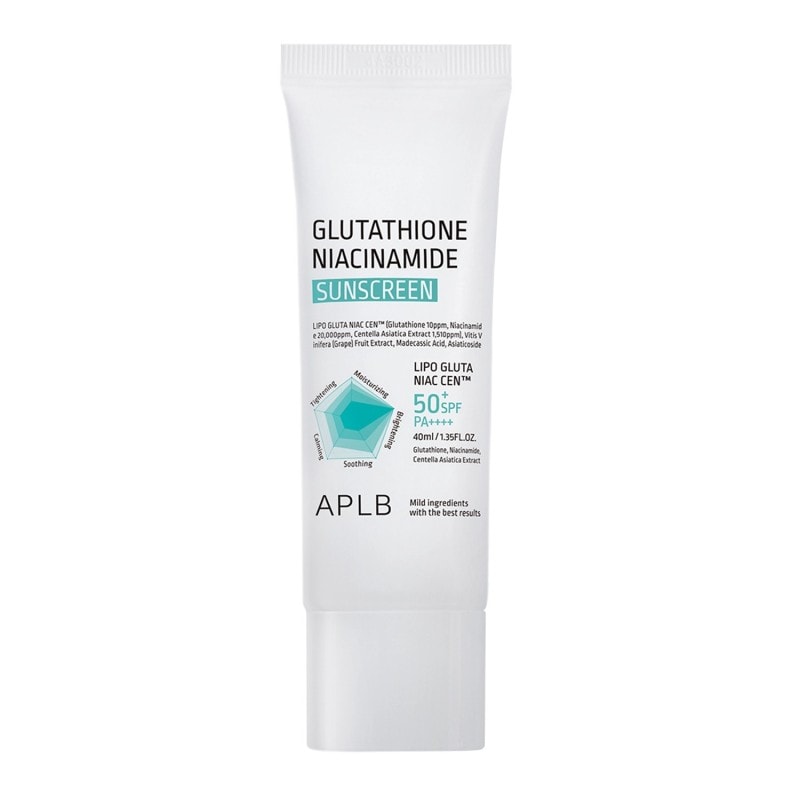 Aplb Glutathione Niacinamide Protector Solar Facial SPF50+ PA++++ 40ml - Image 1