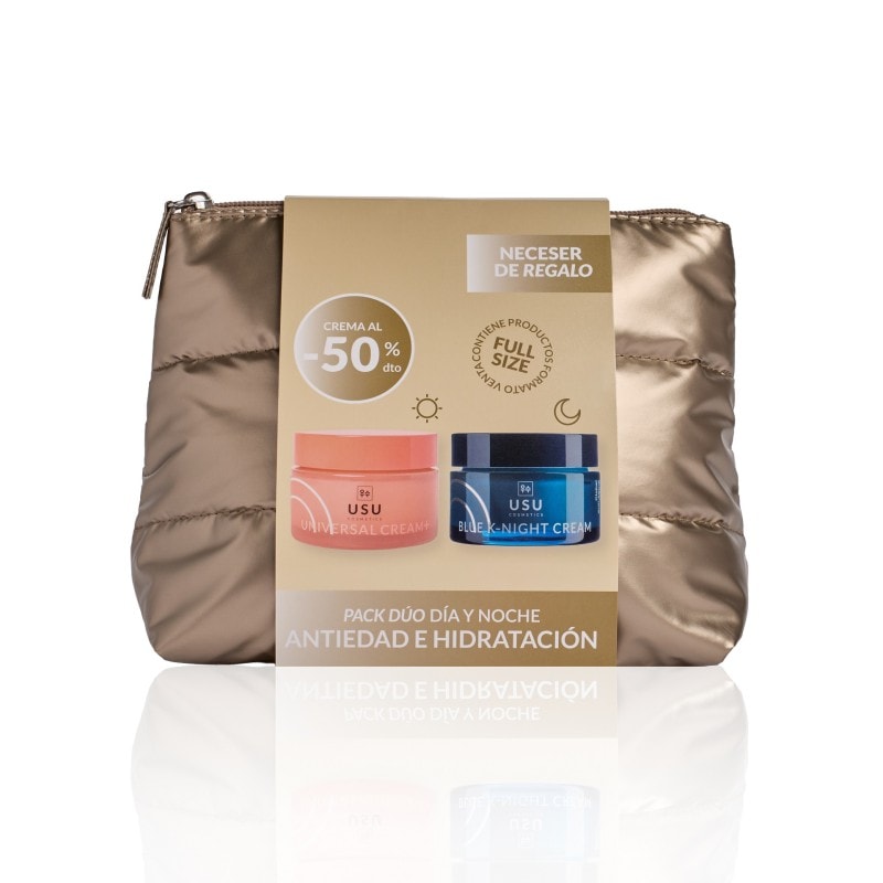 Usu Cosmetics Universal Cream + Crema 50ml + Blue K Night Cream 50ml + Neceser - Image 1