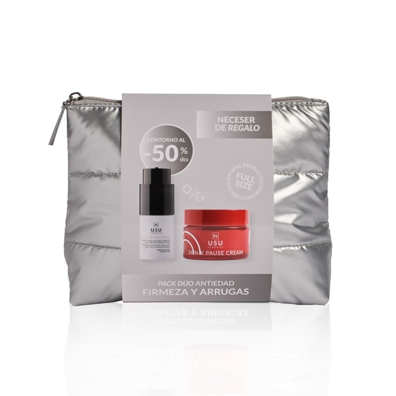 Usu Cosmetics Skin-K Pause Cream 50 ml + Contorno Ojos Serum - Crema Platinum 15ml + Neceser - Image 1