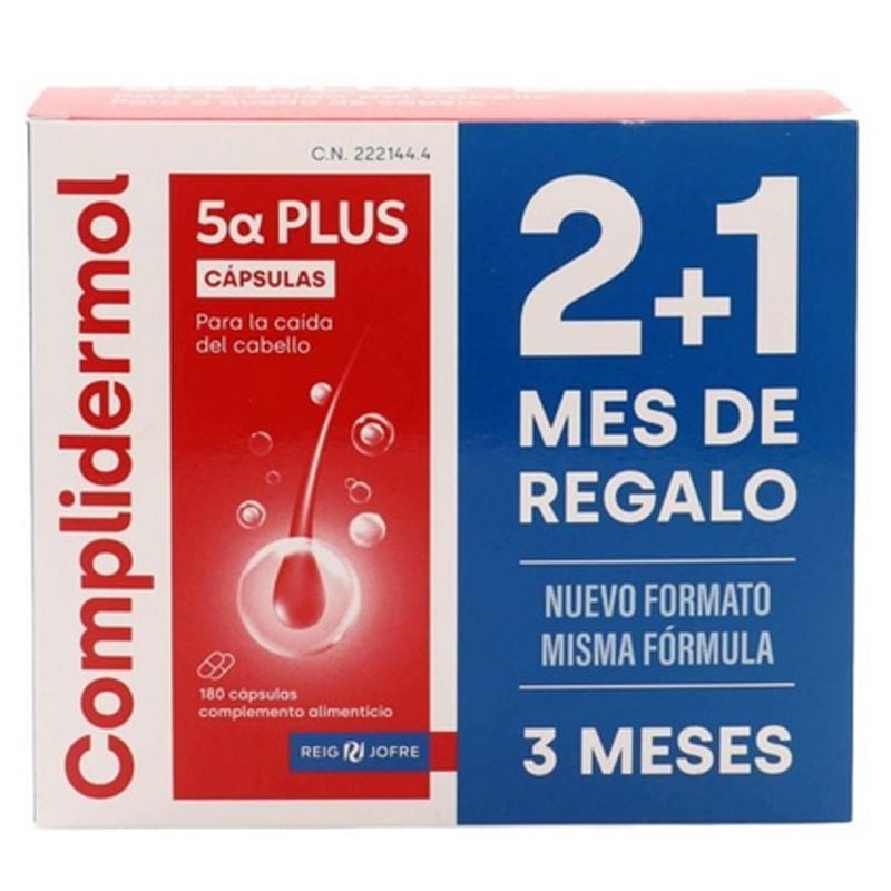 Complidermol 5 Alfa Plus 60+60+60 Cápsulas Pack Ahorro - Image 1