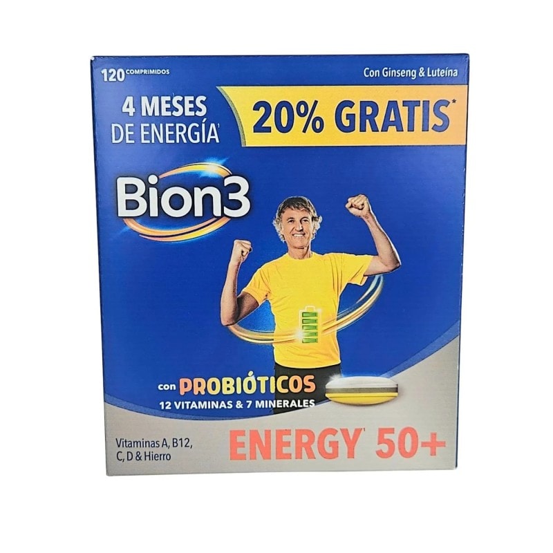 Bion3 Energy 50+ 120 Comprimidos Pack Promocional - Image 1
