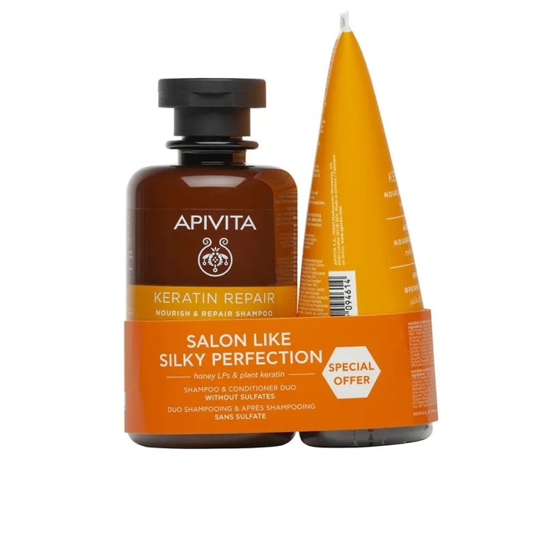 Apivita Pack Nutritivo Reparador Champú 250ml + Acondicionador 150ml - Image 1