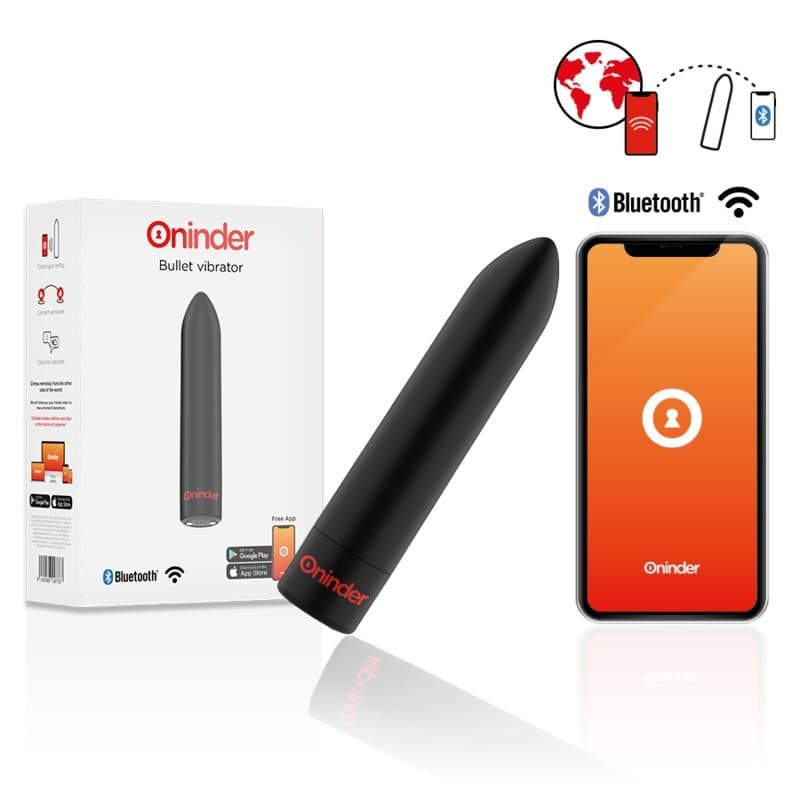 Oninder Berlin Bala Vibradora Negro Con App Gratuita