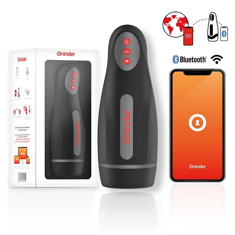Oninder Seoul Masturbador Masculino De Compresion Y Vibración Con App Gratuita - Image 1