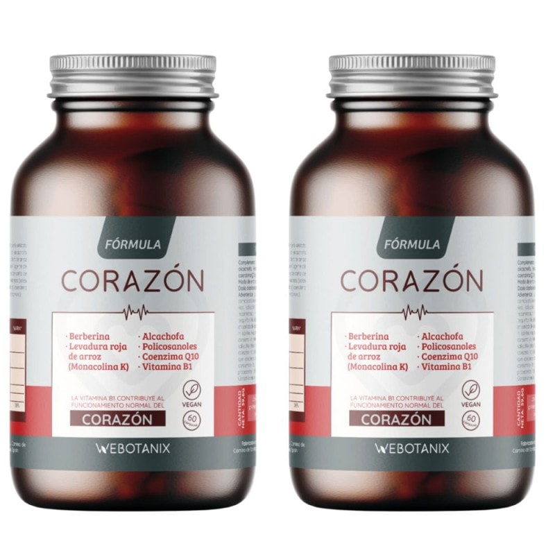 Webotanix Corazón Formula 60 Cápsulas + 60 Cápsulas Duplo Promoción - Image 1