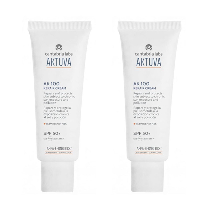 Aktuva AK 100 Repair Crema 50ml + 50ml Duplo Promoción - Image 1