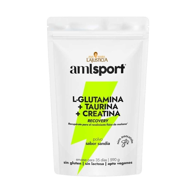 Amlsport L-glutamina + Taurina + Creatina Sabor Sandía - 590 gramos - Image 1