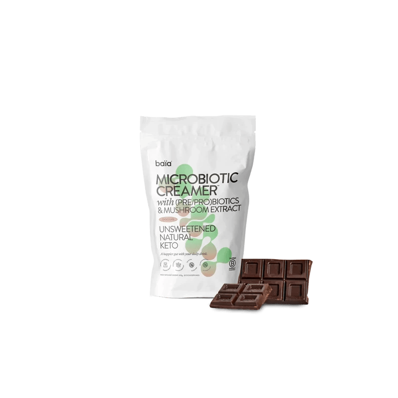 Baia Food Microbiotic Creamer 300g 30 Dosis Sabor Chocolate - Image 1