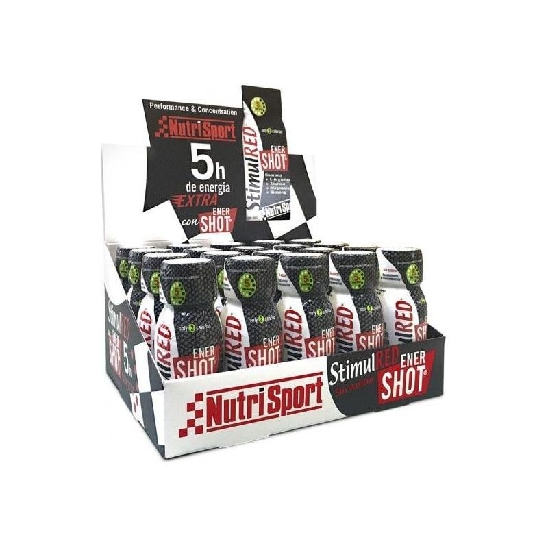Nutrisport Stimulred Enershot 60ml 20 unidades - Image 1